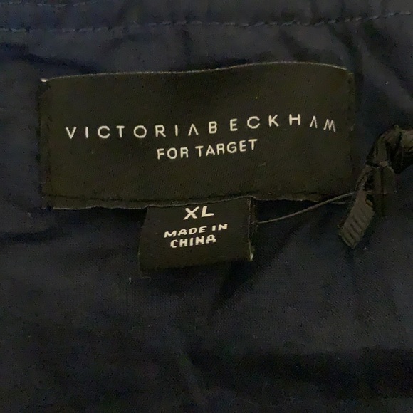 Victoria Beckham Target Navy Floral Eyelet Romper - Picture 8 of 9